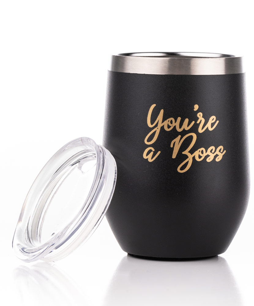 You're a Boss Insulated Stainless Steel Tumbler - 12oz.